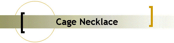 Cage Necklace